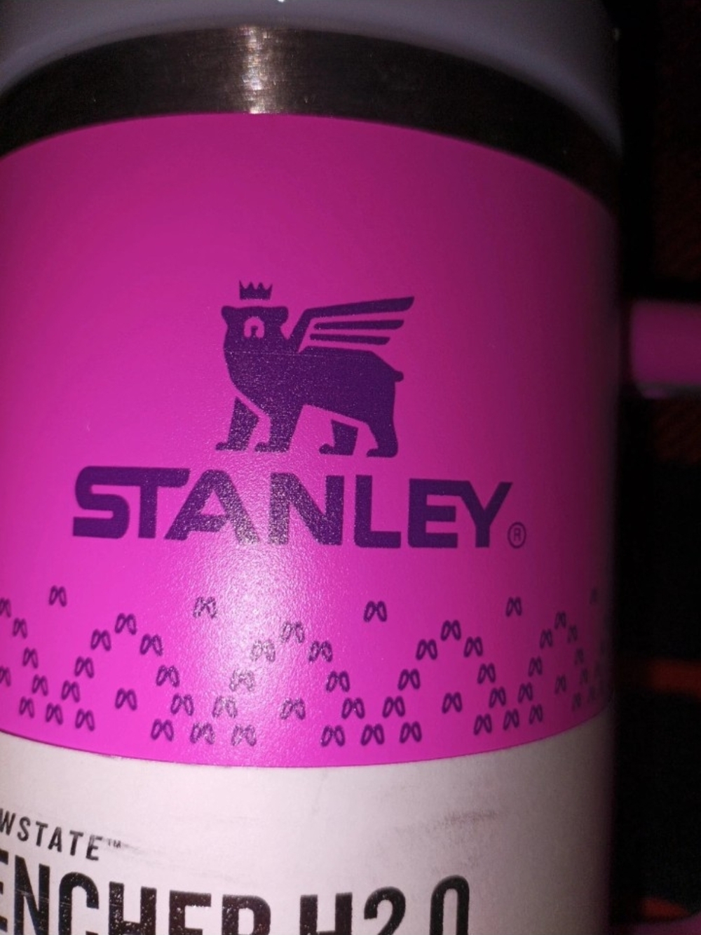Stanley Pink Quencher H2.0 Tumbler with Handle - Bright Pink - Picture 2 of 6